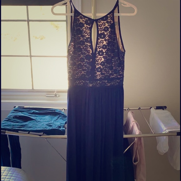 Laura Bridesmaid dress Navy - Picture 1 of 3